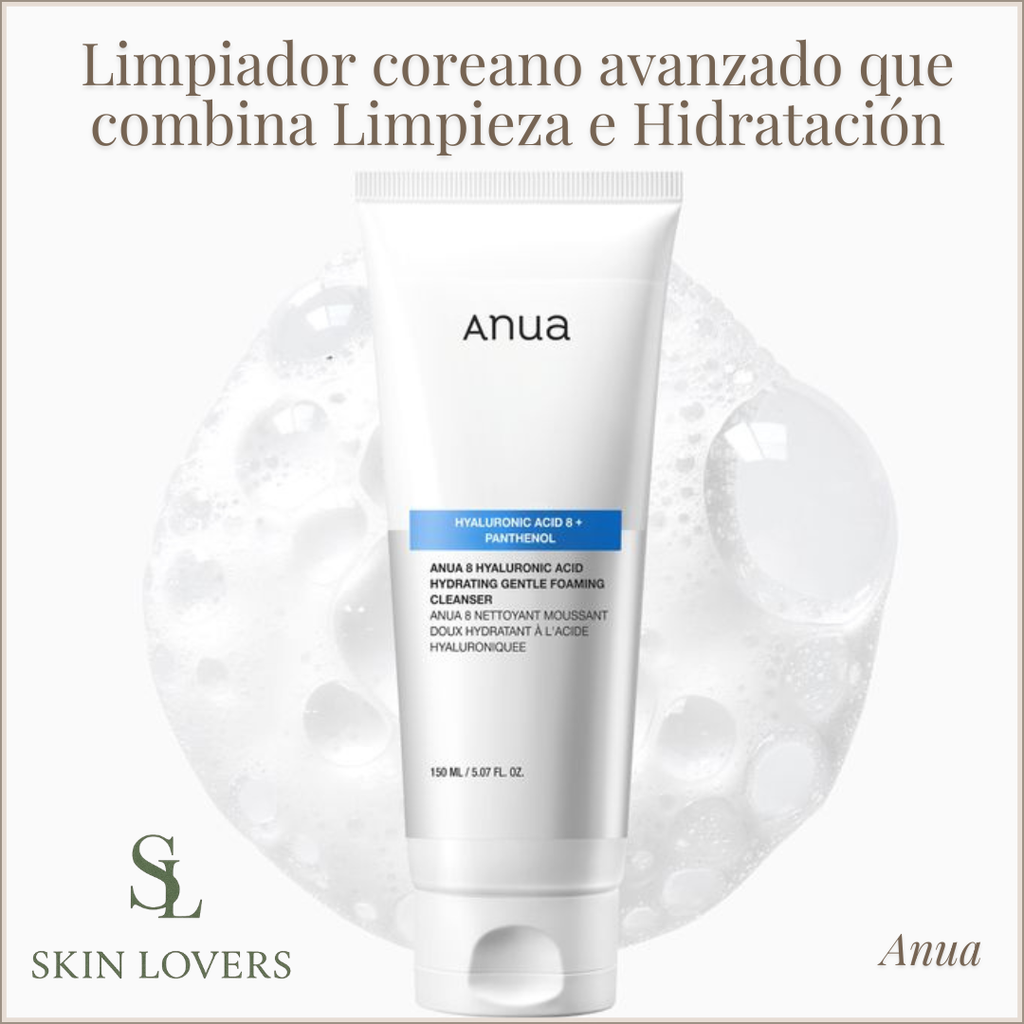 8 HYALURONIC ACID HYDRATING GENTLE FOAMING CLEANSER 150 ML- ANUA