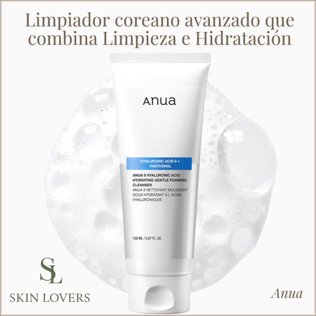 8 HYALURONIC ACID HYDRATING GENTLE FOAMING CLEANSER 150 ML- ANUA