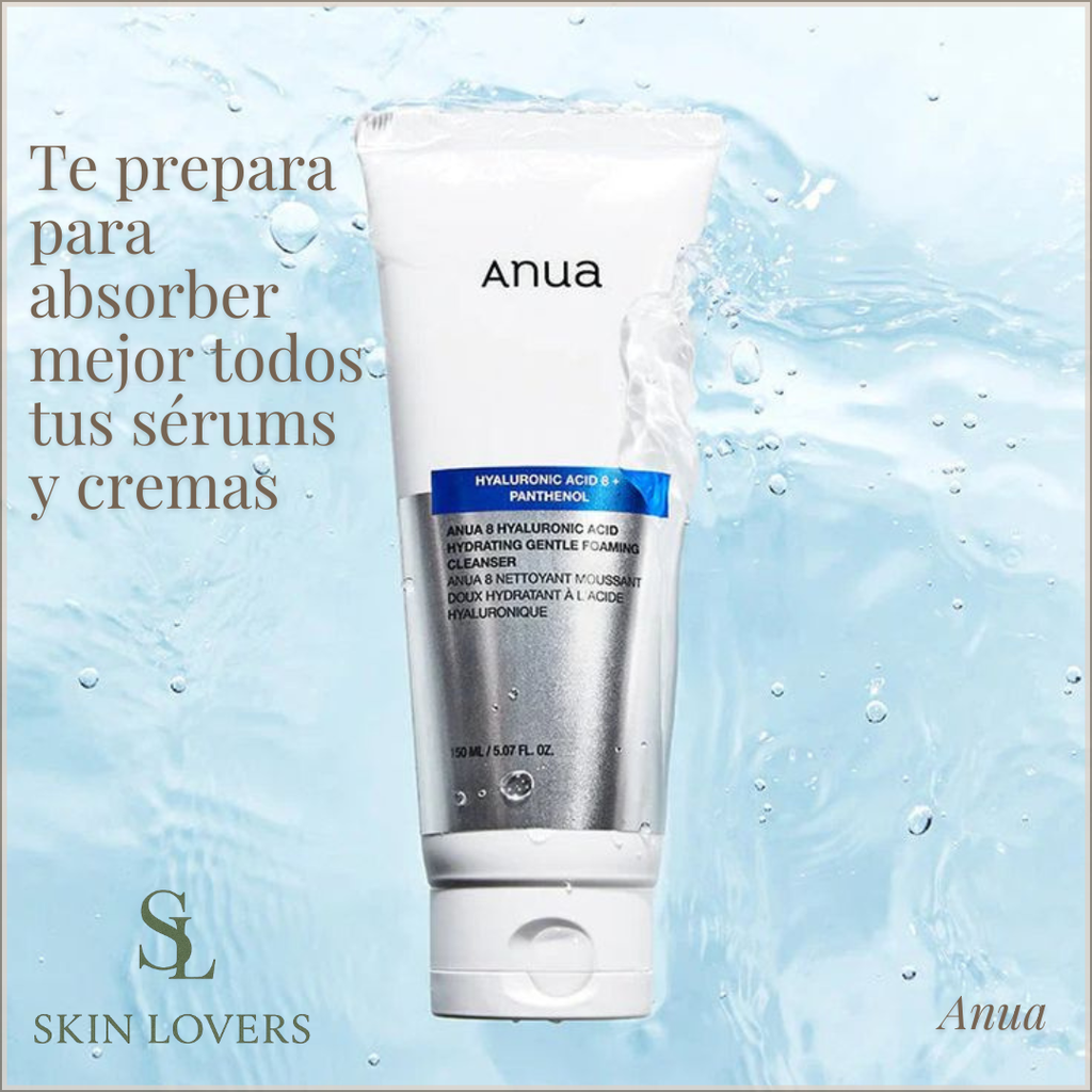 8 HYALURONIC ACID HYDRATING GENTLE FOAMING CLEANSER 150 ML- ANUA