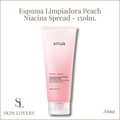 PEACH NIACIN SPREAD CLEANSING FOAM 150 ML- ANUA
