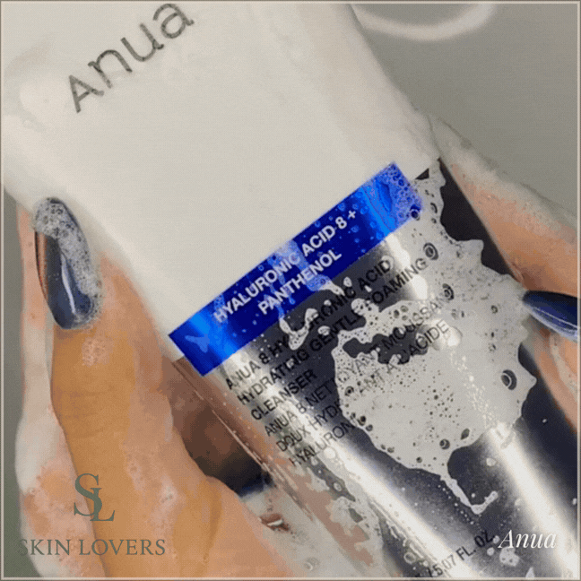 8 HYALURONIC ACID HYDRATING GENTLE FOAMING CLEANSER 150 ML- ANUA