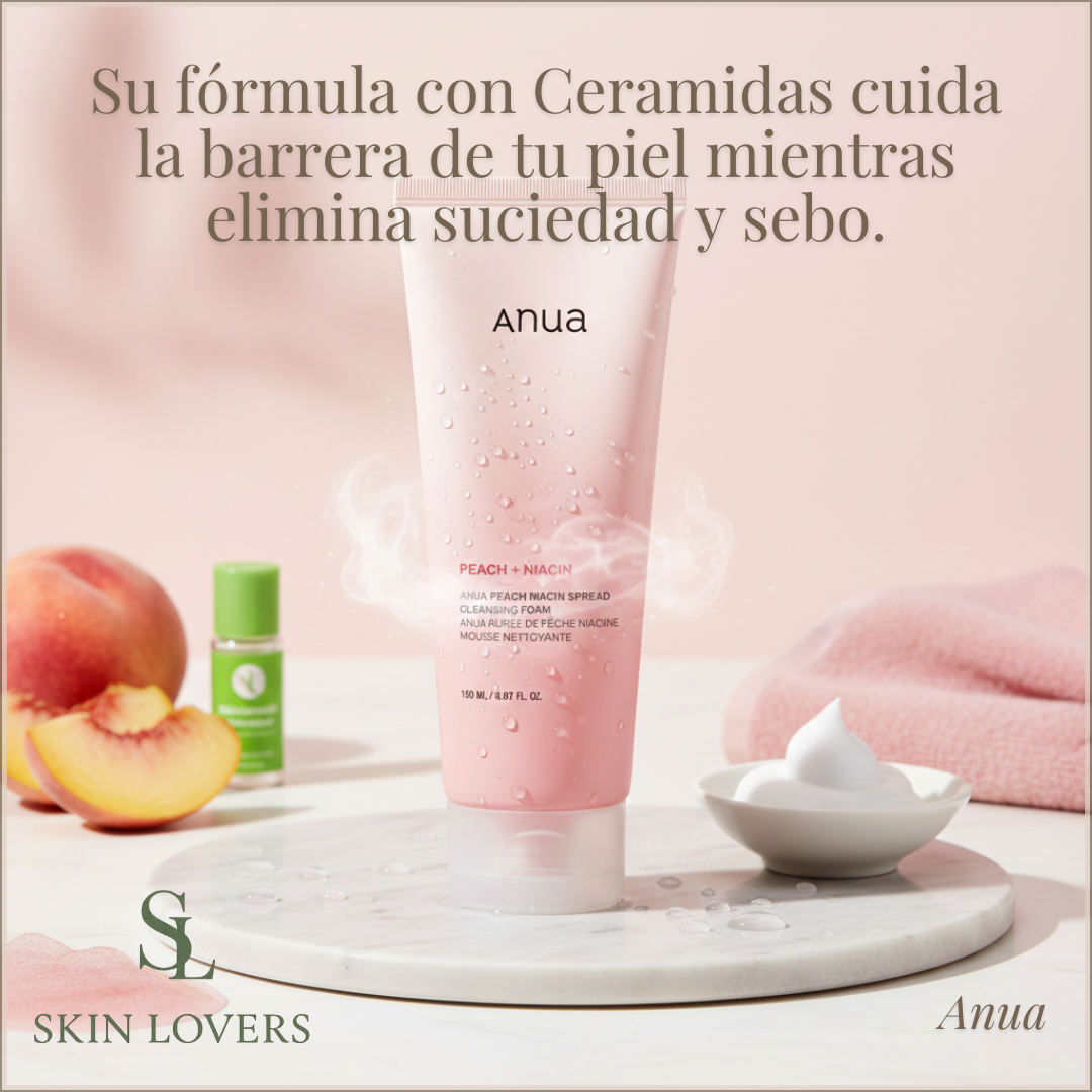 PEACH NIACIN SPREAD CLEANSING FOAM 150 ML- ANUA