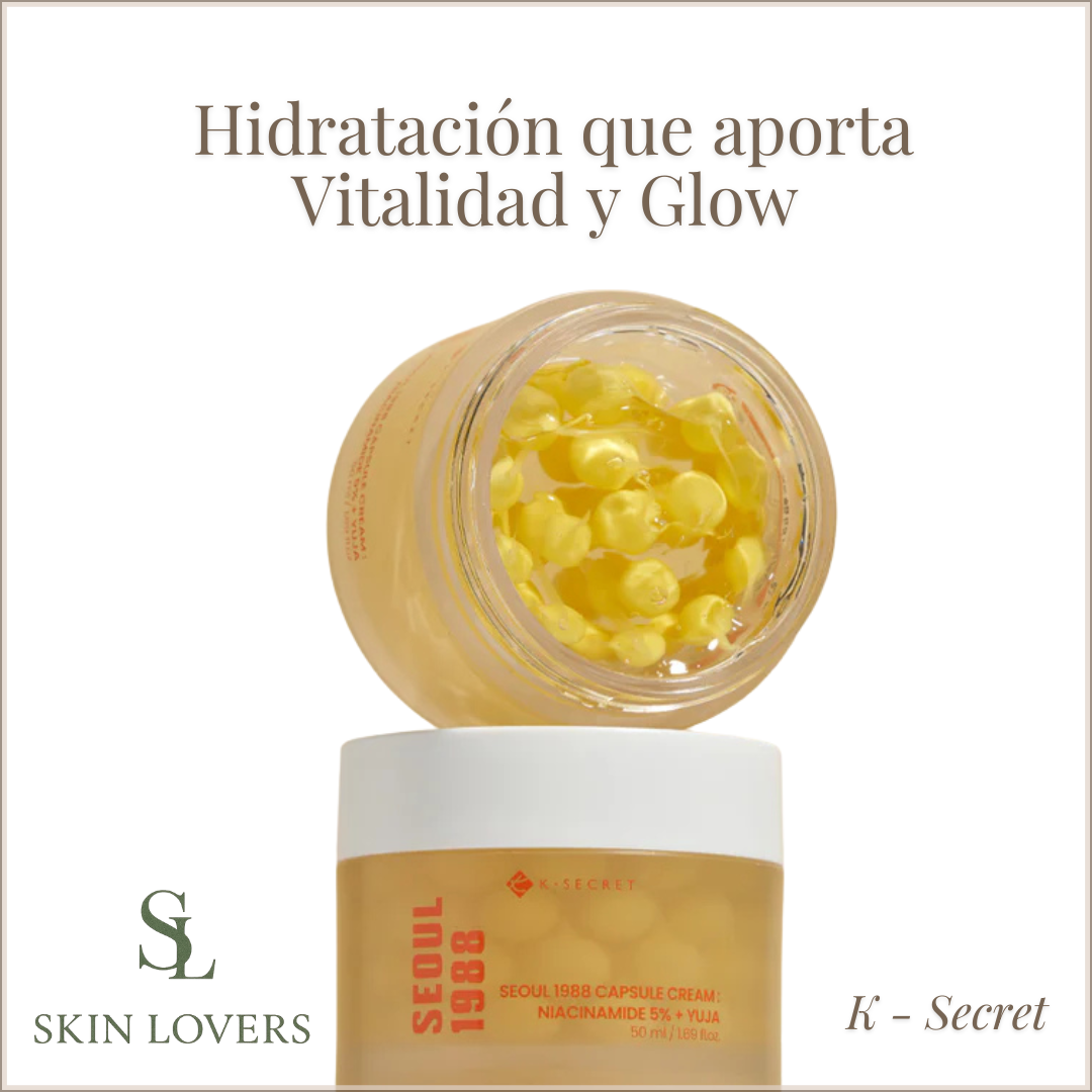 SEOUL 1988: CAPSULE CREAM NIACINAMIDE  5%+ YUJA 50 ml - K SECRET