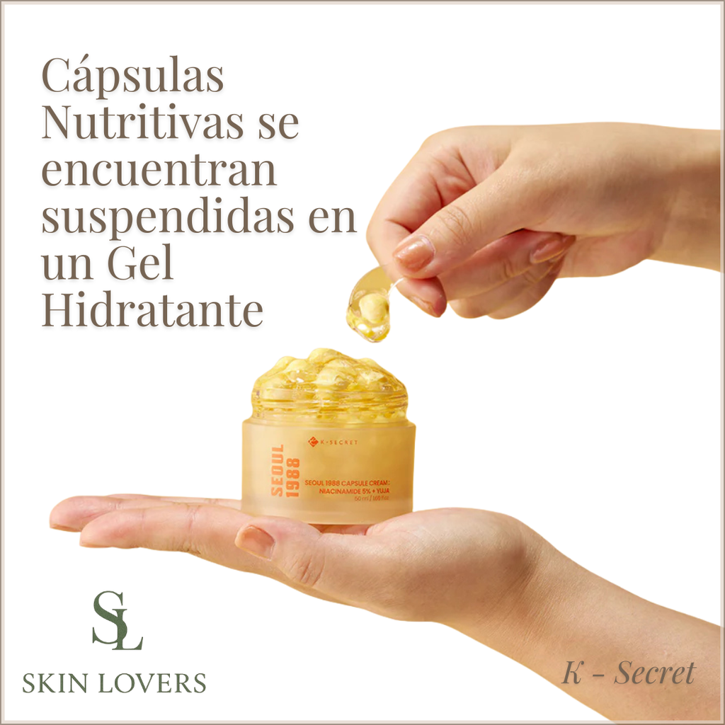 SEOUL 1988: CAPSULE CREAM NIACINAMIDE  5%+ YUJA 50 ml - K SECRET