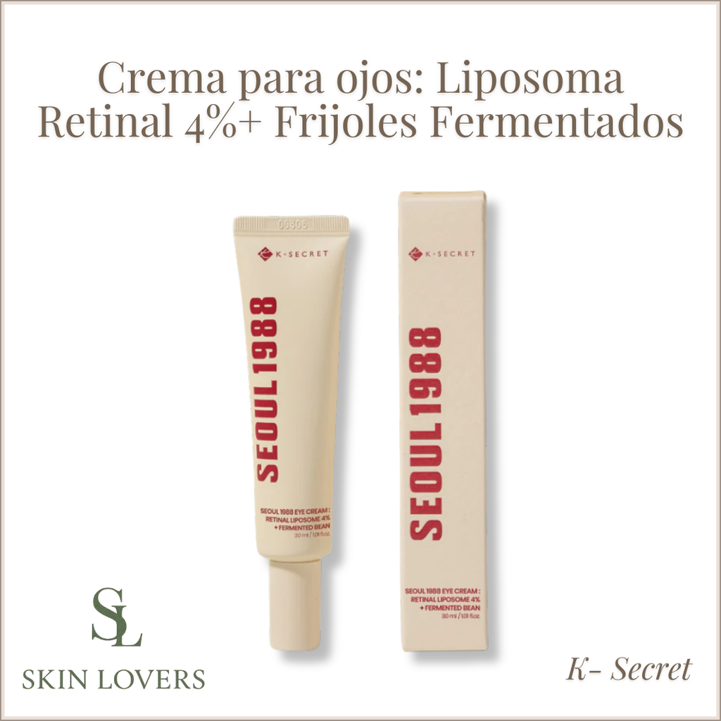 SEOUL 1988: EYE CREAM: RETINAL LIPOSOME 4%+ FERMENTED BEAN - KSECRET