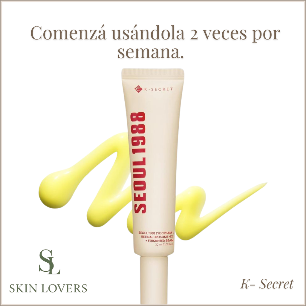 SEOUL 1988: EYE CREAM: RETINAL LIPOSOME 4%+ FERMENTED BEAN - KSECRET
