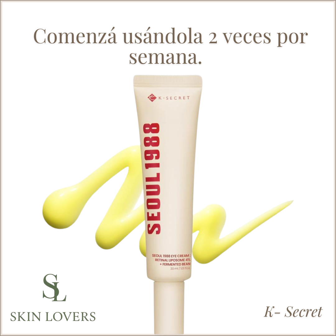 SEOUL 1988: EYE CREAM: RETINAL LIPOSOME 4%+ FERMENTED BEAN - KSECRET