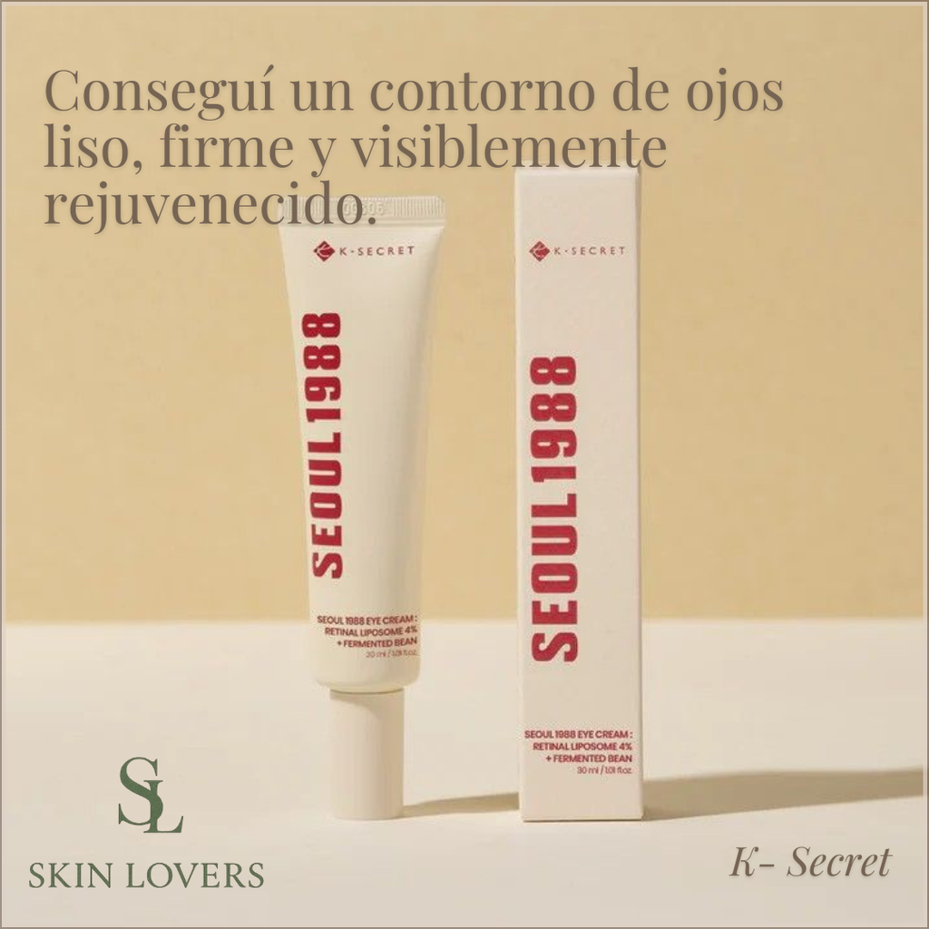 SEOUL 1988: EYE CREAM: RETINAL LIPOSOME 4%+ FERMENTED BEAN - KSECRET