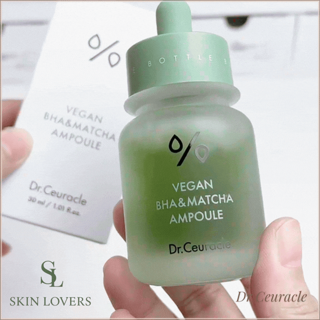 AMPOLLA VEGANA DE BHA Y MATCHA 30 ML - DR CEURACLE