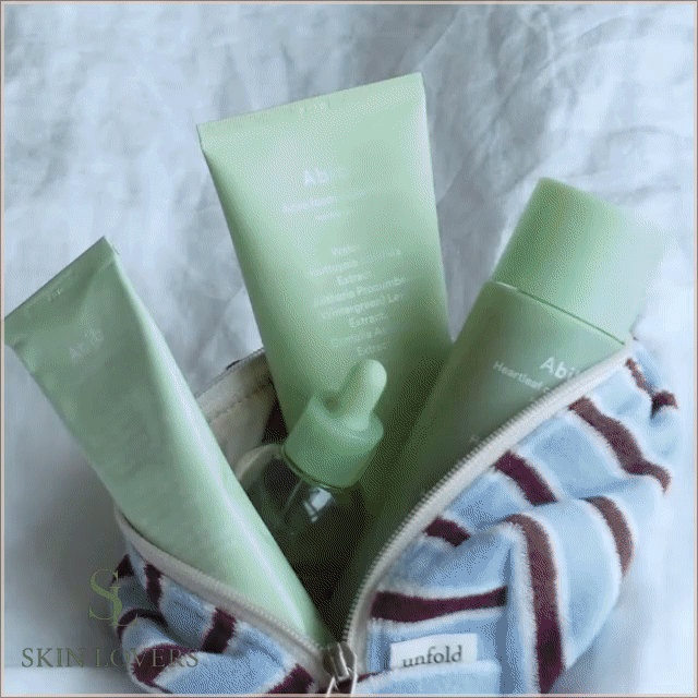 ABIB HEARTLEAF CALMING TRIAL KIT(HEARTLEAF FOAM 30ML + CALMING TONER 30ML + TECA CAPSULE SERUM 15ML + CRÈME 20ML) - ABIB