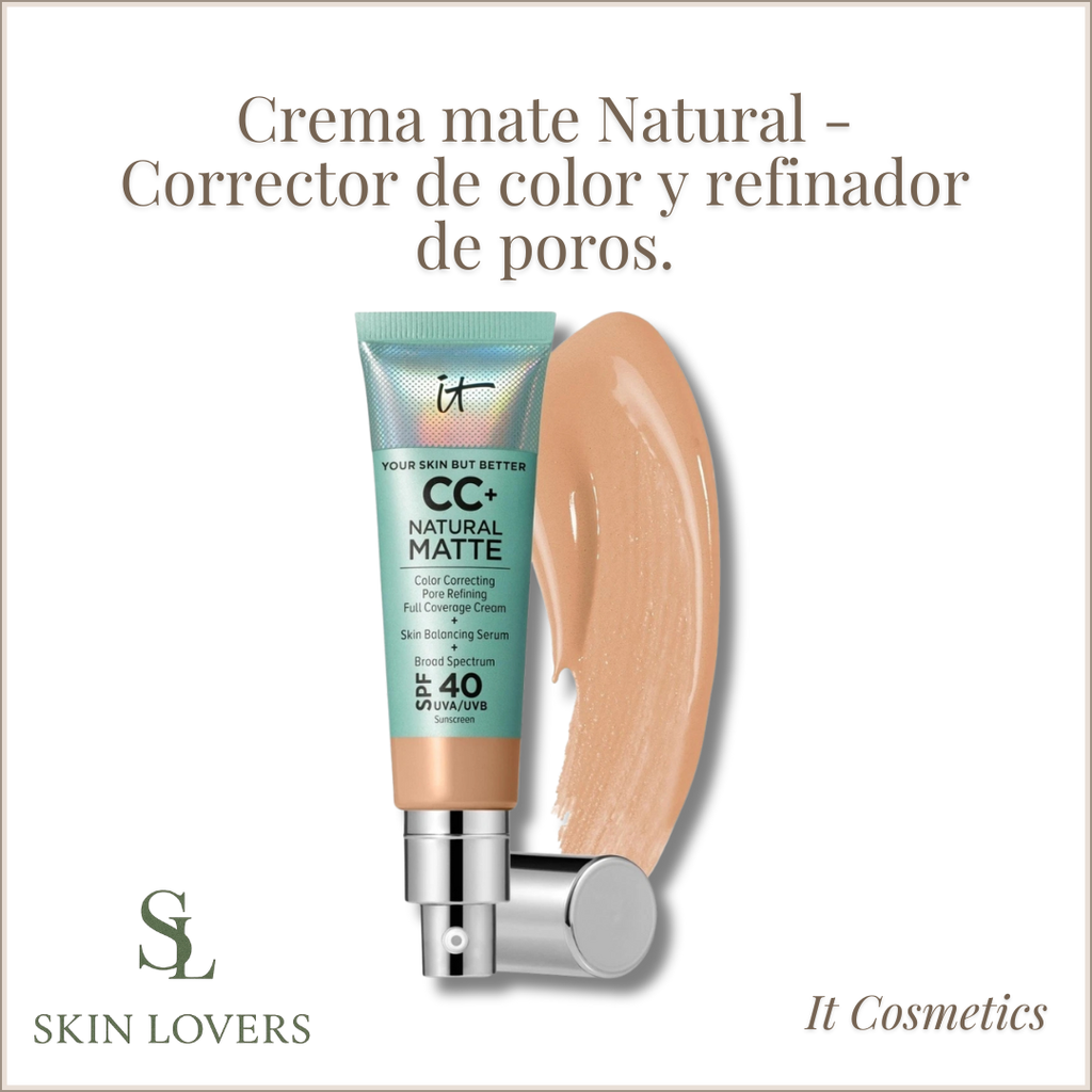 CC+CREAM NATURAL MATTE -COLOR CORRECTING PORE REFINING- SPF 40 32ML - IT COSMETICS