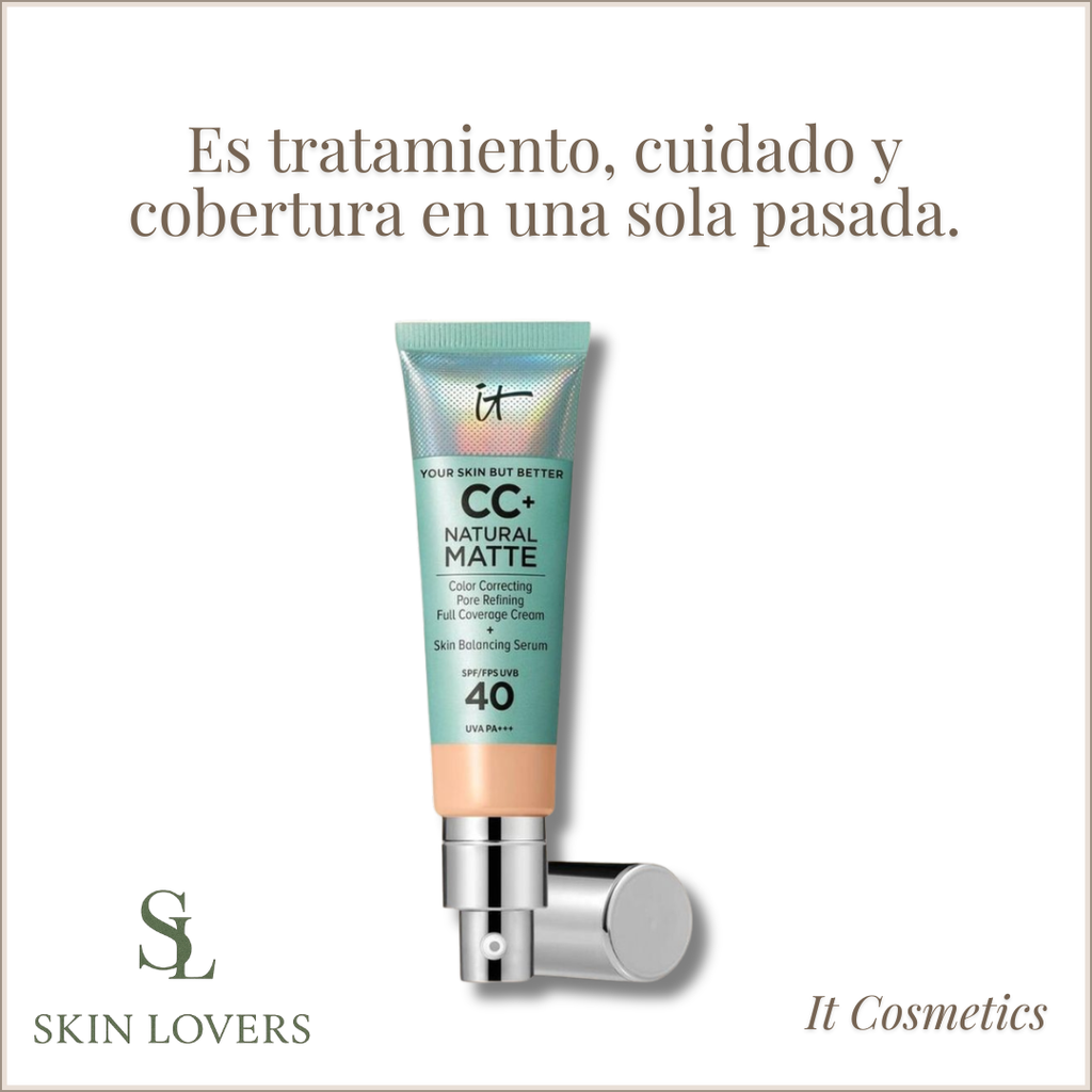 CC+CREAM NATURAL MATTE -COLOR CORRECTING PORE REFINING- SPF 40 32ML - IT COSMETICS