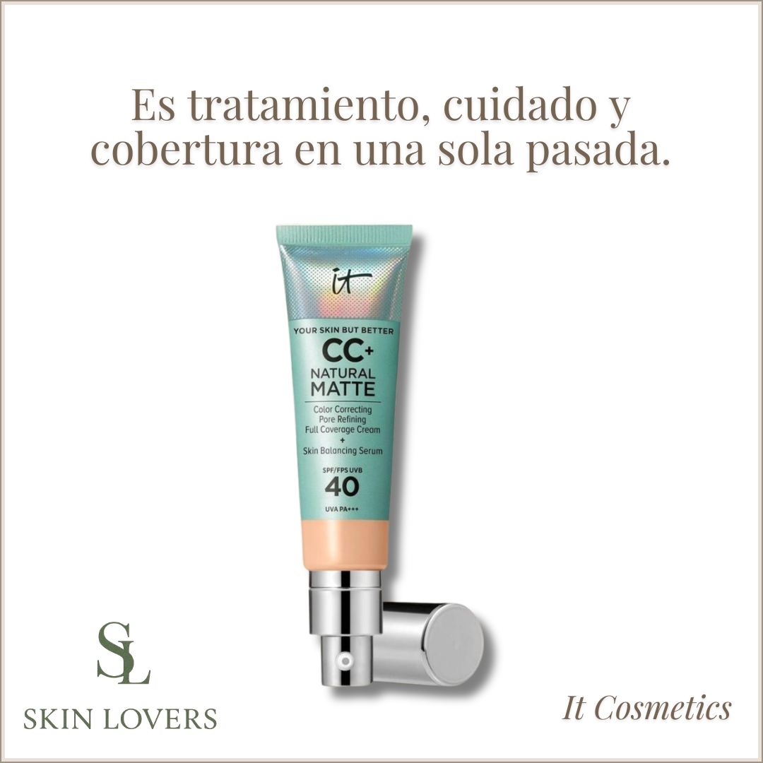 CC+CREAM NATURAL MATTE -COLOR CORRECTING PORE REFINING- SPF 40 32ML - IT COSMETICS