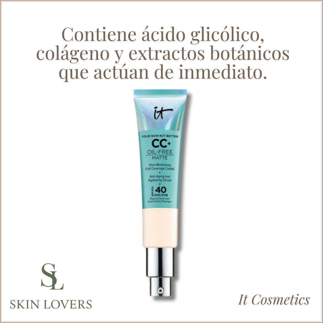 CC+CREAM NATURAL MATTE -COLOR CORRECTING PORE REFINING- SPF 40 32ML - IT COSMETICS