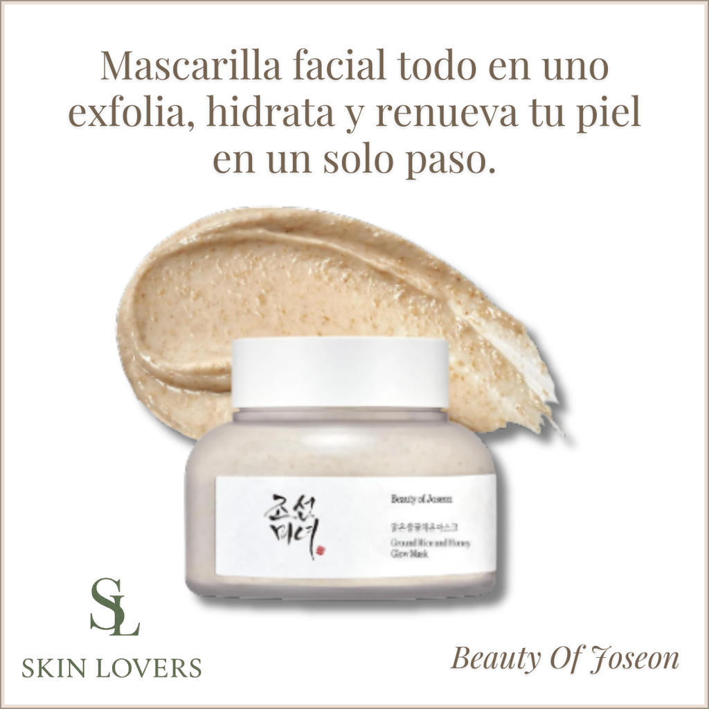 Beauty of Joseon Ground Rice &amp; Honey Glow Mask – Mascarilla Facial Iluminadora y Renovadora (150 ml)