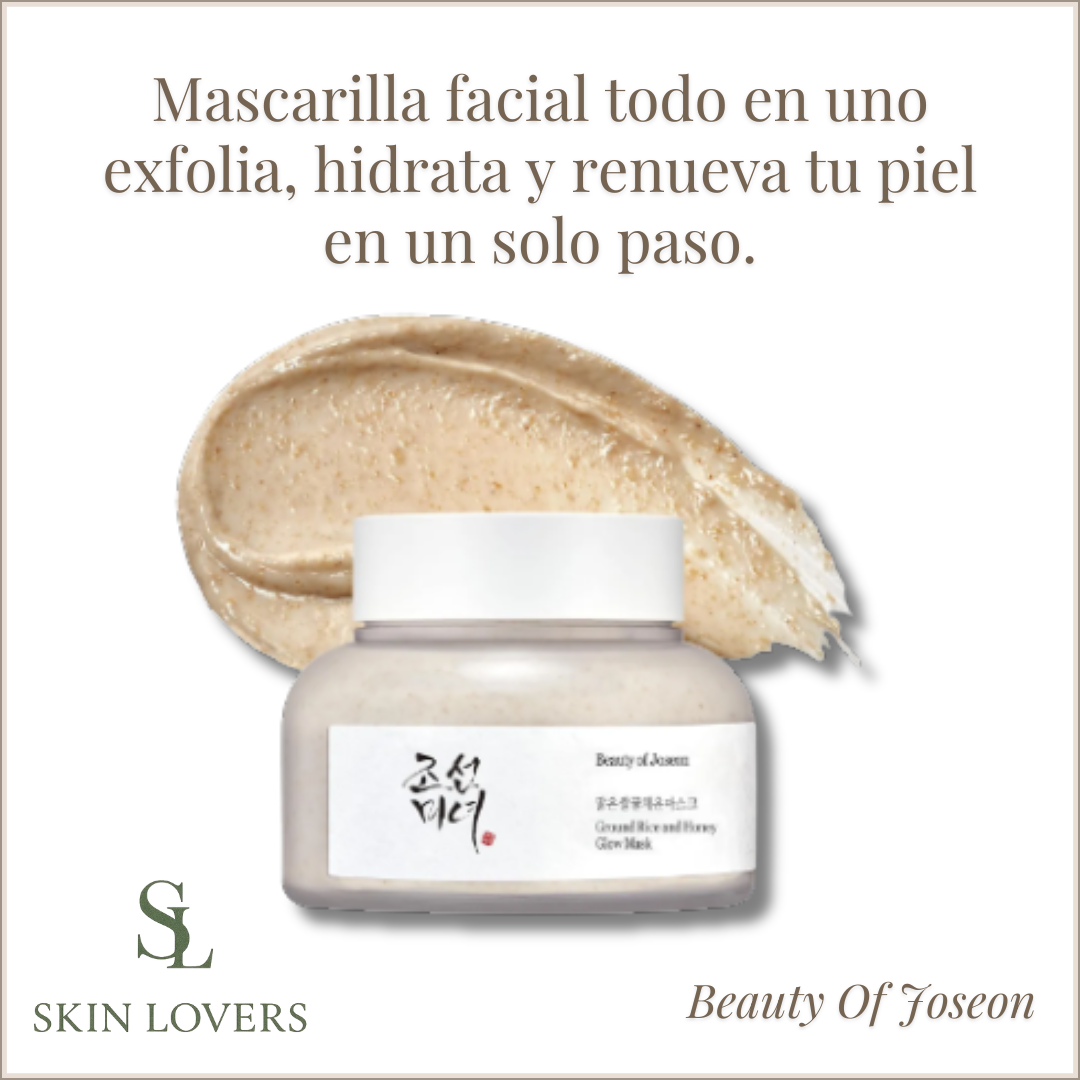 Beauty of Joseon Ground Rice &amp; Honey Glow Mask – Mascarilla Facial Iluminadora y Renovadora (150 ml)