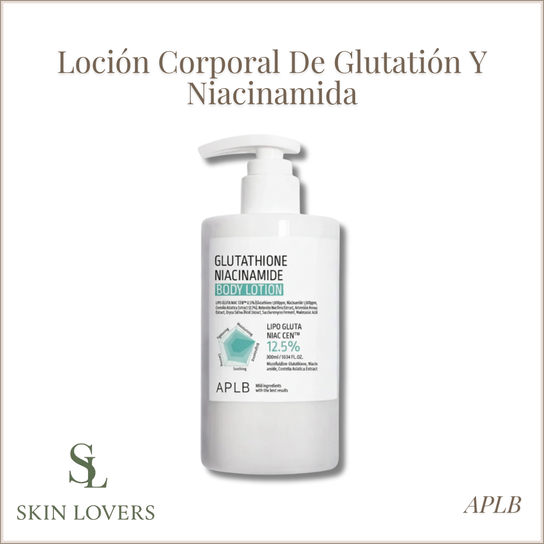 GLUTATHIONE NIACINAMIDE BODY LOTION 300ML - APLB