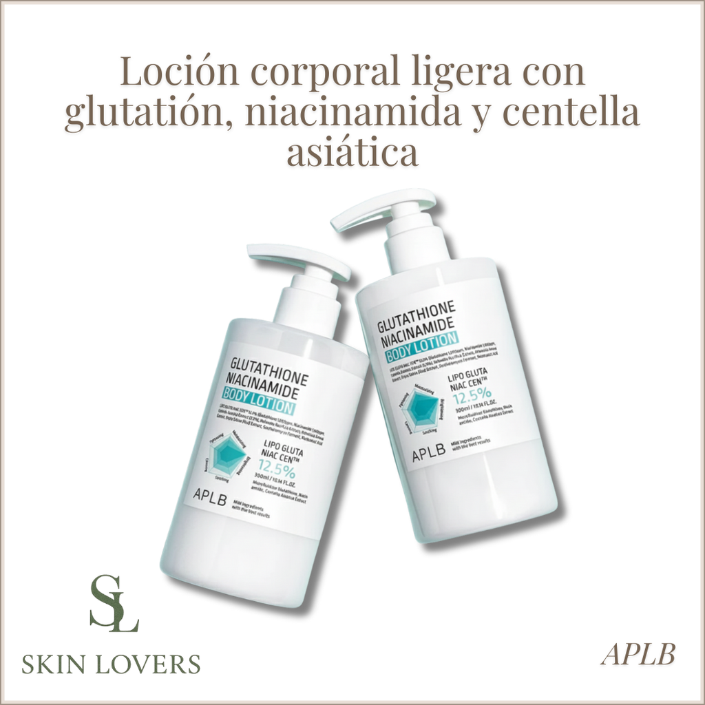 GLUTATHIONE NIACINAMIDE BODY LOTION 300ML - APLB