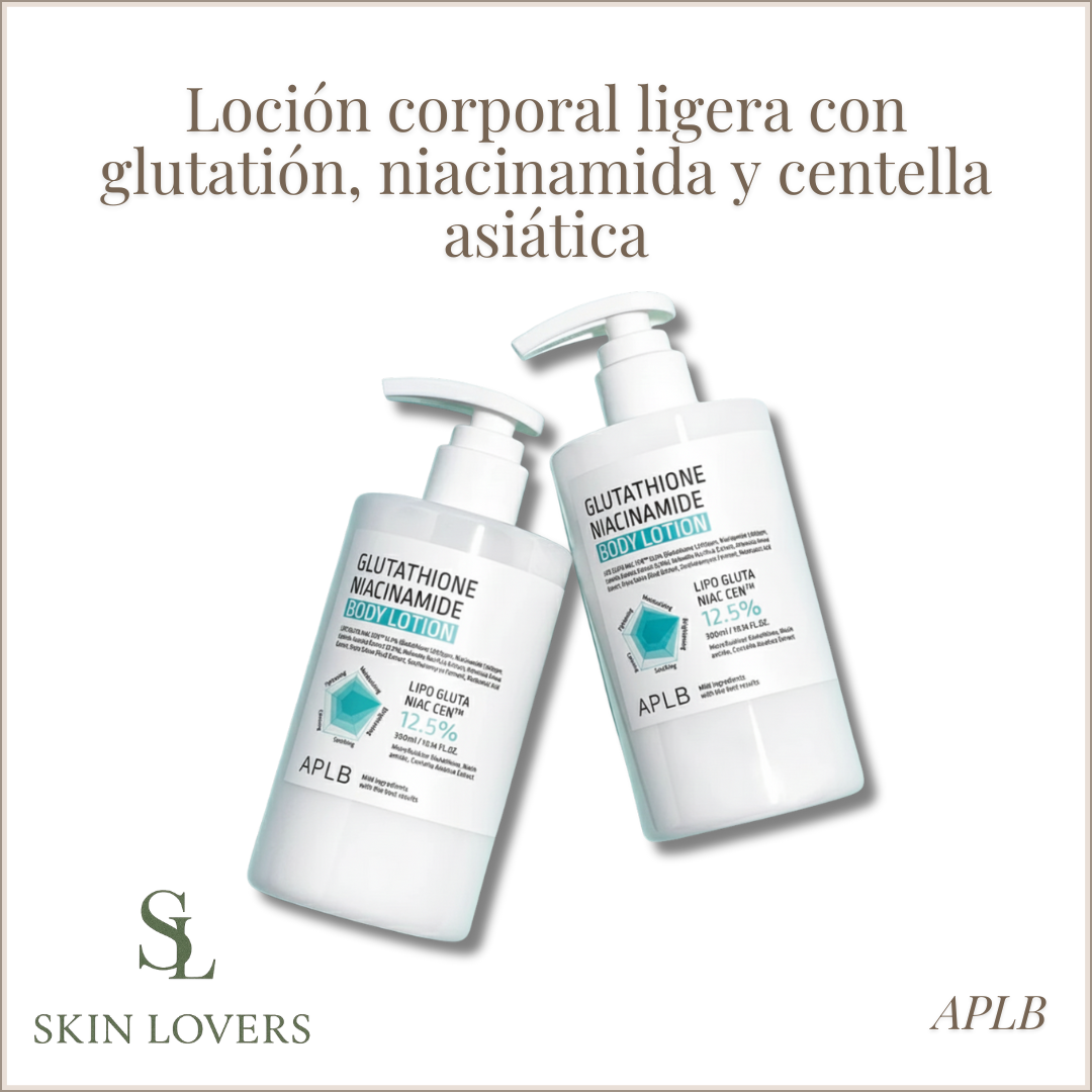 GLUTATHIONE NIACINAMIDE BODY LOTION 300ML - APLB