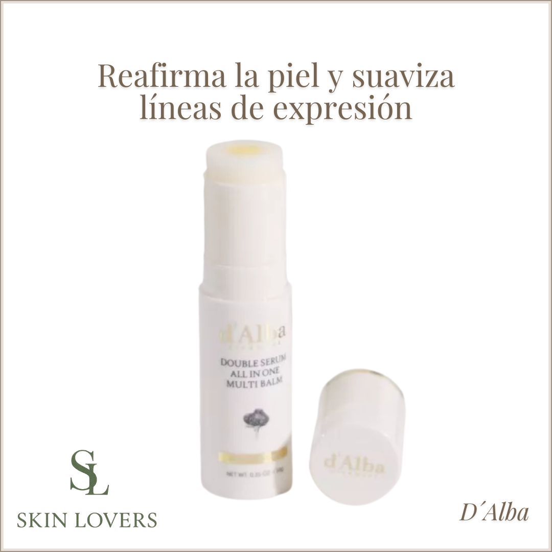 D'ALBA PIEDMONT ITALIAN DOUBLE SERUM ALL IN ONE MULTI BALM WHITENING & ANTI-WRINKLE- WHITE TRUFFLE, COLLAGEN. VITAMIN C -10GR - D'ALBA