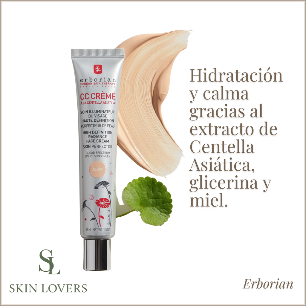 HYDRATING CC CREAM FOUNDATION WITH CENTELLA ASIATICA (LIGHT & DARK TONE) - ERBORIAN