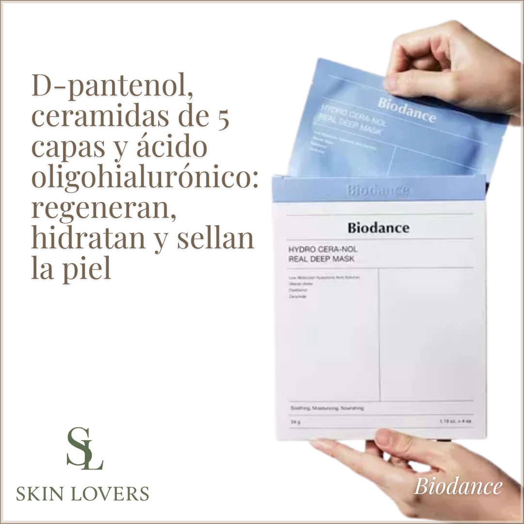 HYDRO CERA-NOL REAL DEEP MASK (BOX X 4 UNIDADES CADA UNA O POR UNIDAD) - BIODANCE