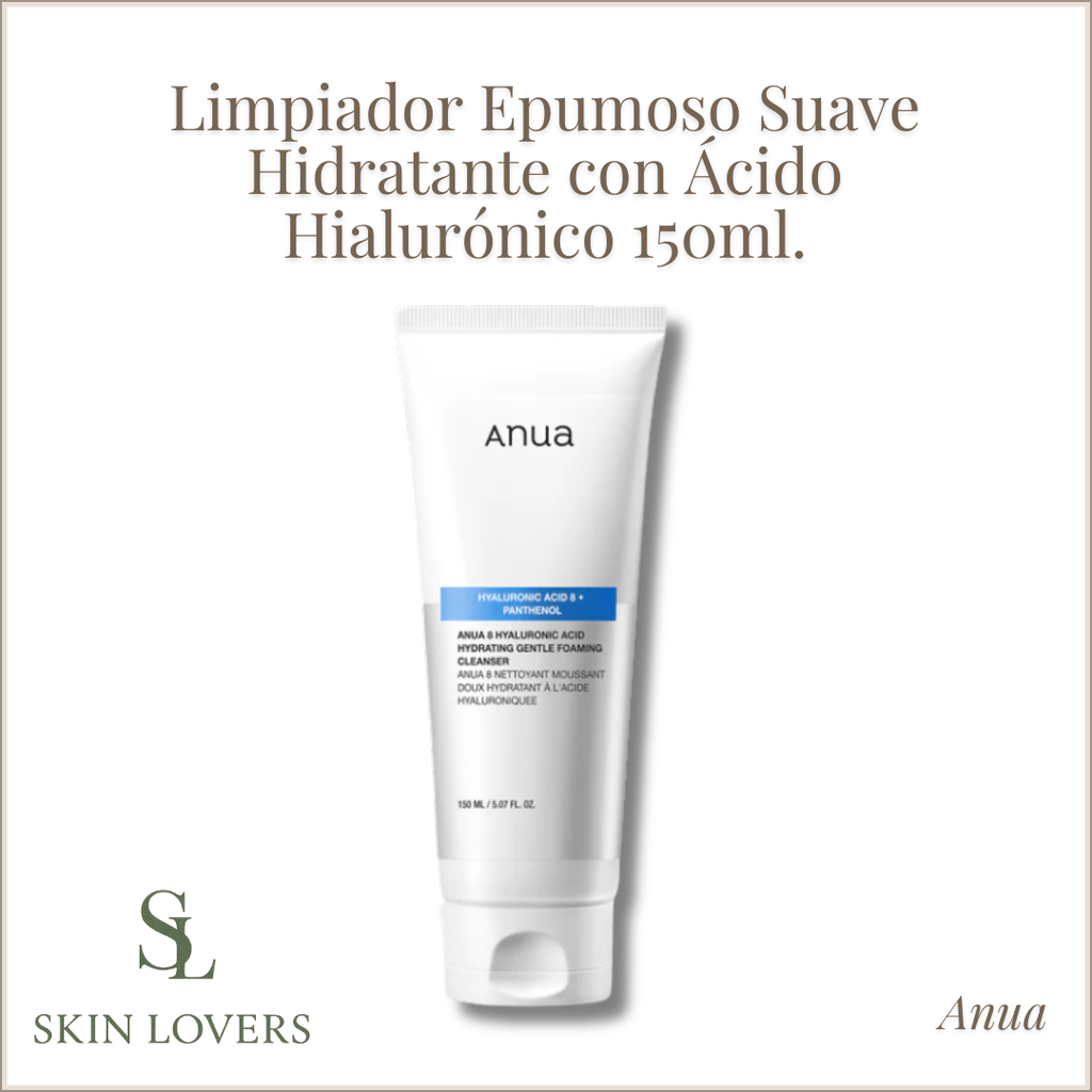 8 HYALURONIC ACID HYDRATING GENTLE FOAMING CLEANSER 150 ML- ANUA
