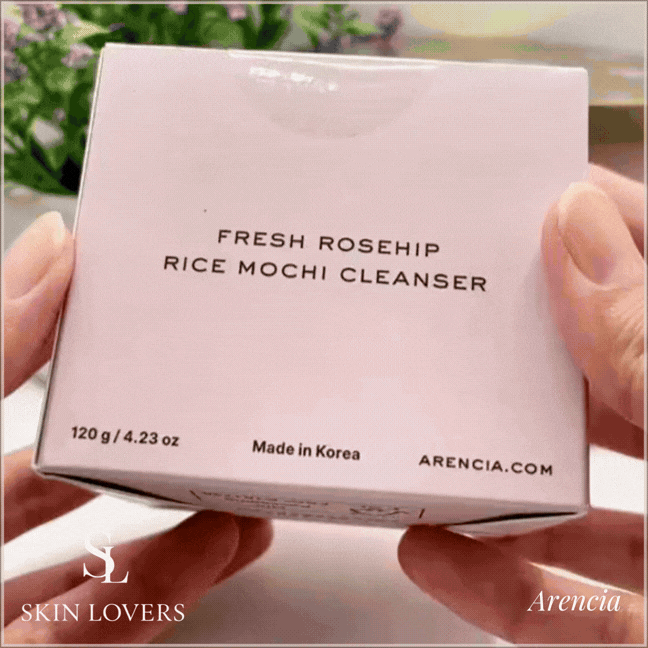 FRESH ROSEHIP RICE MOCHI CLEANSER 120G - ARENCIA