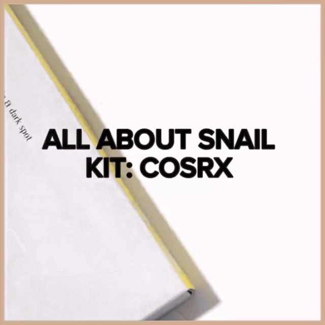 -COSRX- ALL ABOUT SNAIL KIT - FOR DRY SKIN & DARK SPOT
