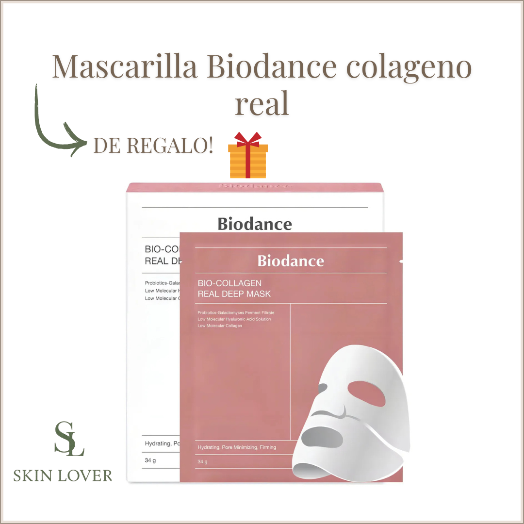 RUTINA GLOW REGENERACIÓN (Fresh Rosehip Rice Mochi Cleanser 120g-  Reedle Shot 300 50 ml - Advanced Snail Mucin 92 All in One Cream 100 gr -  Relief Sun Aqua Fresh Rice + B5 50ml , Regalo: Bio-Collagen Real Deep Mask)