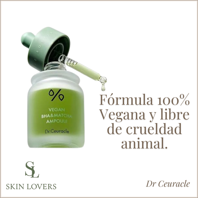 AMPOLLA VEGANA DE BHA Y MATCHA 30 ML - DR CEURACLE