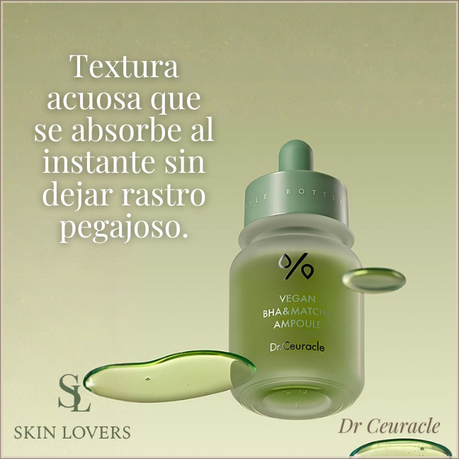 AMPOLLA VEGANA DE BHA Y MATCHA 30 ML - DR CEURACLE