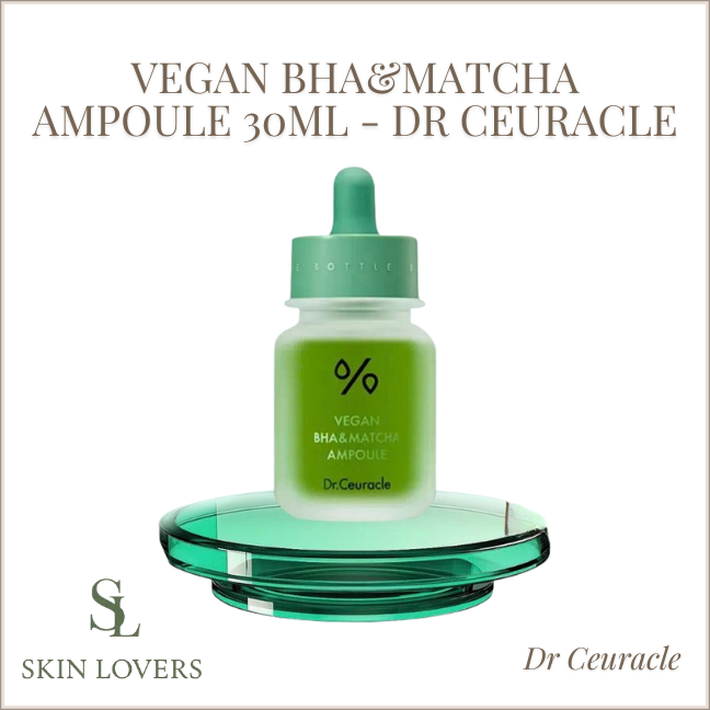 AMPOLLA VEGANA DE BHA Y MATCHA 30 ML - DR CEURACLE