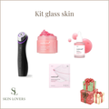 KIT GLASS SKIN (6-in-1 LED and Microcurrent Skin Rejuvenation Beauty Device  Collagen Jelly Cream - Medicube  PDRN Pink Peptide Serum 30ml - Medicube  PDRN Pink Collagen Gel Mask x Unidad - Medicube)