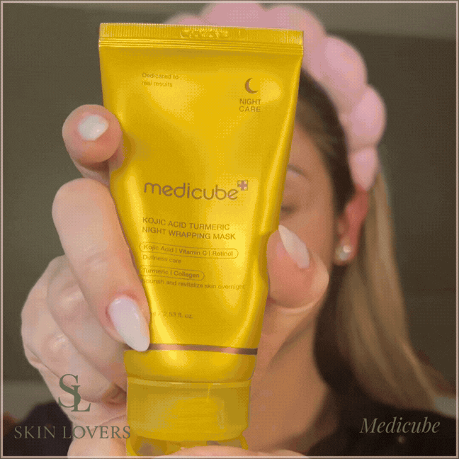 KOJIC ACID TURMERIC NIGHT WRAPPING MASK (KOJIC ACID, VITAMIN C & RETINOL) 75ML -MEDICUBE