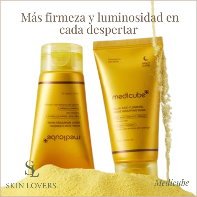 KOJIC ACID TURMERIC NIGHT WRAPPING MASK (KOJIC ACID, VITAMIN C & RETINOL) 75ML -MEDICUBE