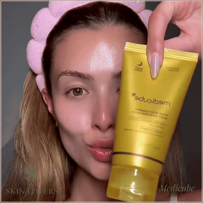 KOJIC ACID TURMERIC NIGHT WRAPPING MASK (KOJIC ACID, VITAMIN C & RETINOL) 75ML -MEDICUBE