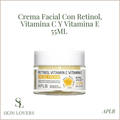 CREMA FACIAL CON RETINOL, VITAMINA C Y VITAMINA E - APLB