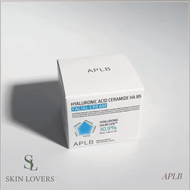 Crema facial de ácido hialurónico, ceramida y HA B55 55 ml - APLB