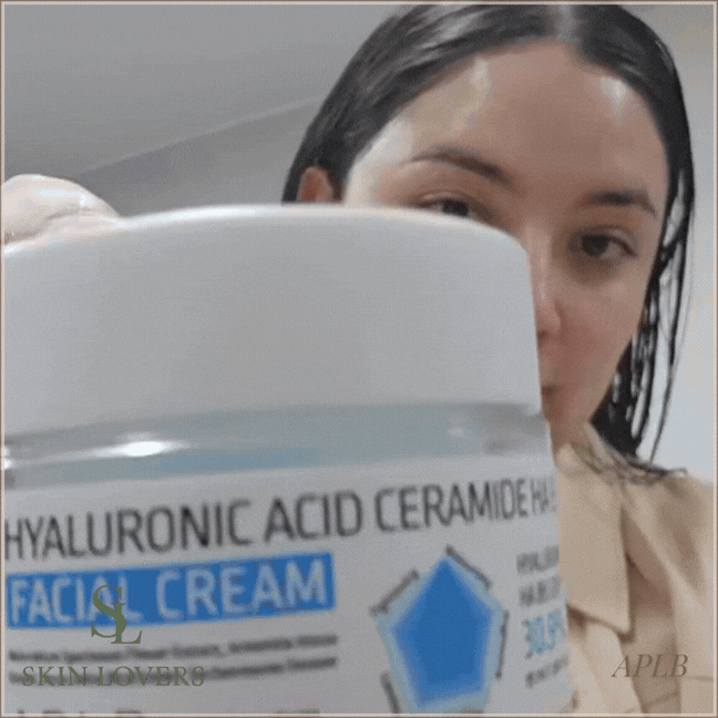 Crema facial de ácido hialurónico, ceramida y HA B55 55 ml - APLB