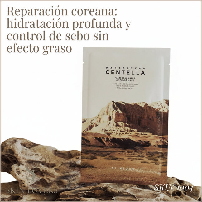Madagascar Centella Watergel Sheet Ampoule Mask Sensible -   SKIN 1004