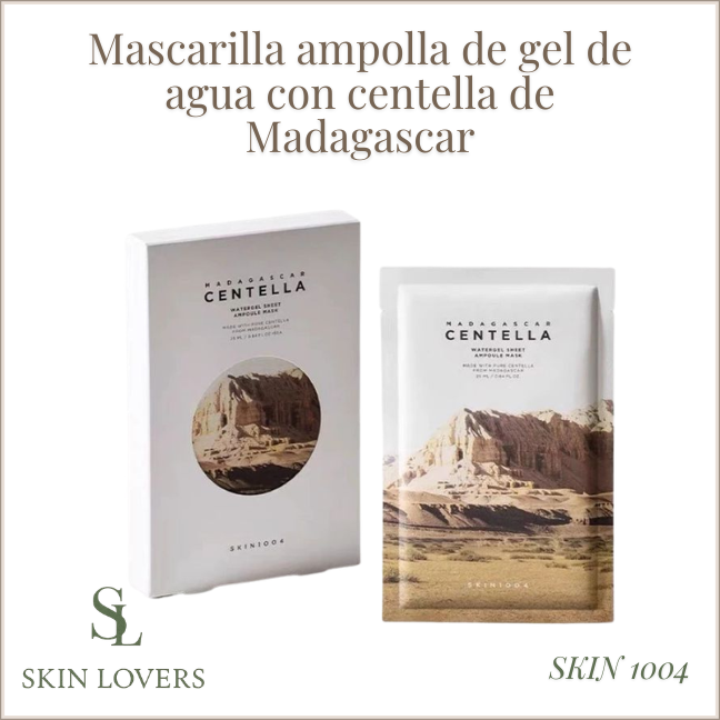 Madagascar Centella Watergel Sheet Ampoule Mask Sensible -   SKIN 1004