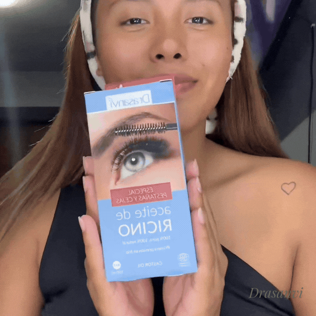 Aceite de Ricino BIO 100 ml Drasanvi (Especial cejas y pestañas) - DRANSAVI