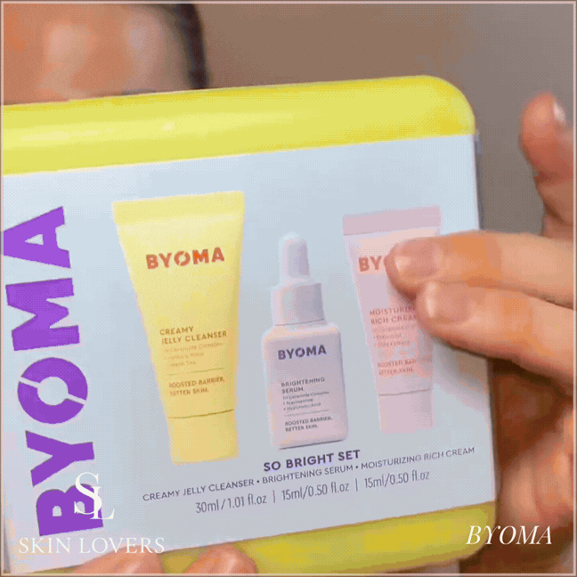 So Bright Set (Mini Cleanser, Mini Rich Cream & Mini Brightening Serum) - BYOMA
