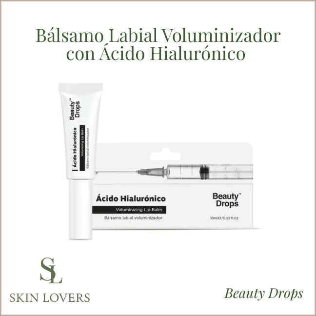 BÁLSAMO LABIAL VOLUMINIZADOR CON ÁCIDO HIALURÓNICO - BEAUTY DROPS