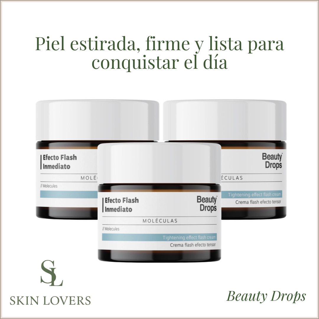 CREMA TENSORA EFECTO FLASH INMEDIATO - BEAUTY DROPS