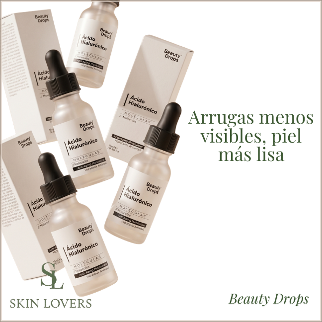 SERUM ÁCIDO HIALURÓNICO HIDRATANTE ANTIEDAD -  BEAUTY DROPS