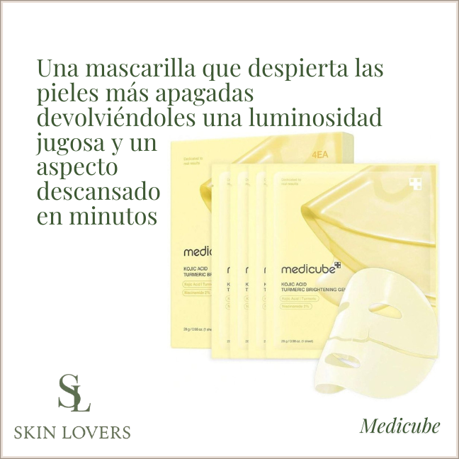 KOJIC ACID TURMERIC BRIGHTENING GEL MASK - MEDICUBE