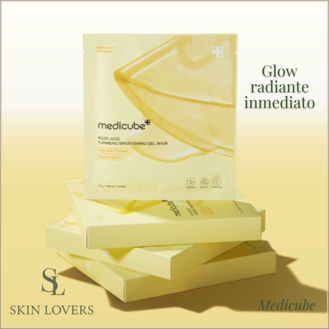 KOJIC ACID TURMERIC BRIGHTENING GEL MASK - MEDICUBE