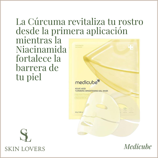 KOJIC ACID TURMERIC BRIGHTENING GEL MASK - MEDICUBE
